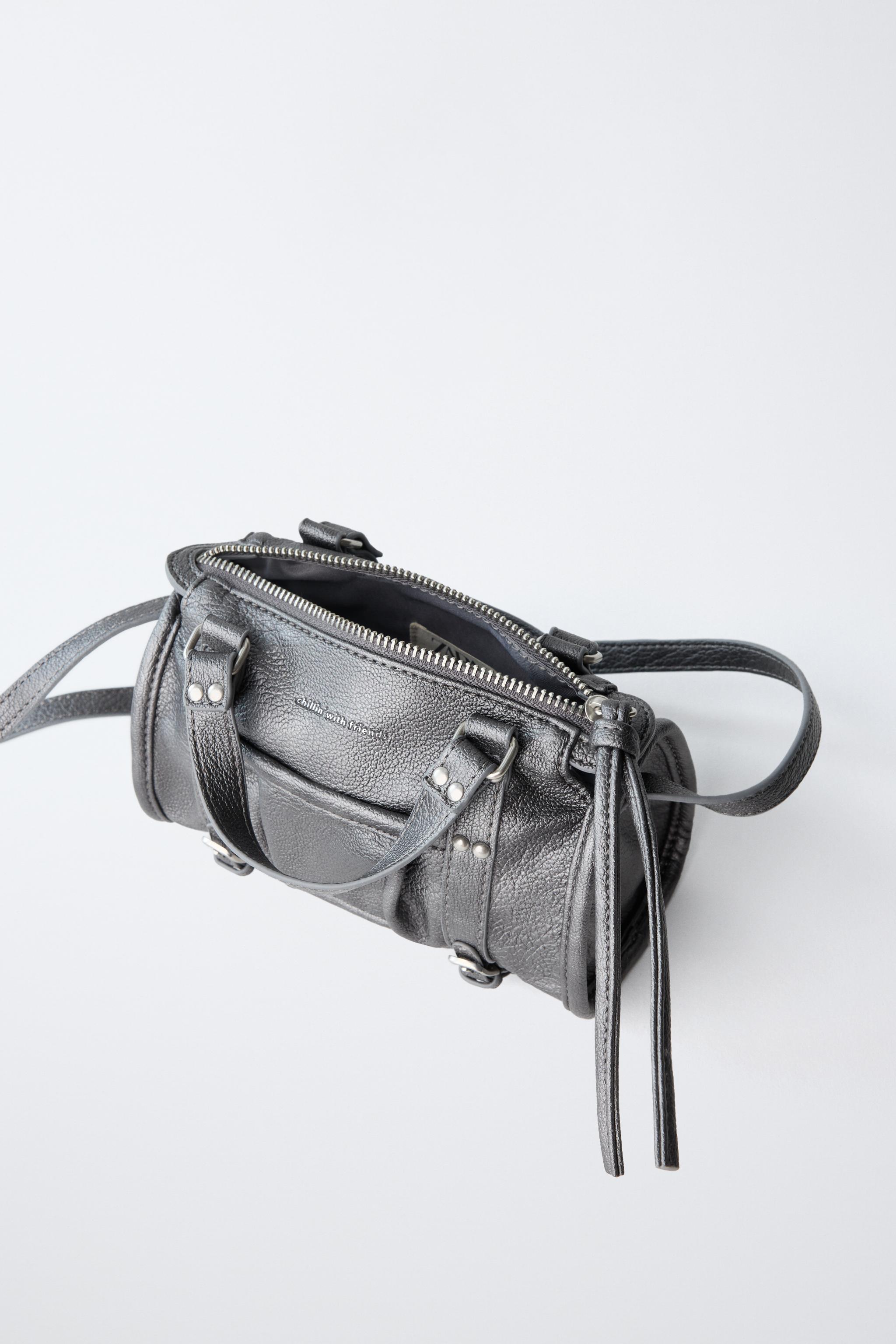 METALLIC CROSSBODY BAG
